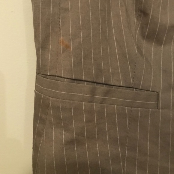 Gray Pin Stripe Dress Vest - Picture 4 of 4